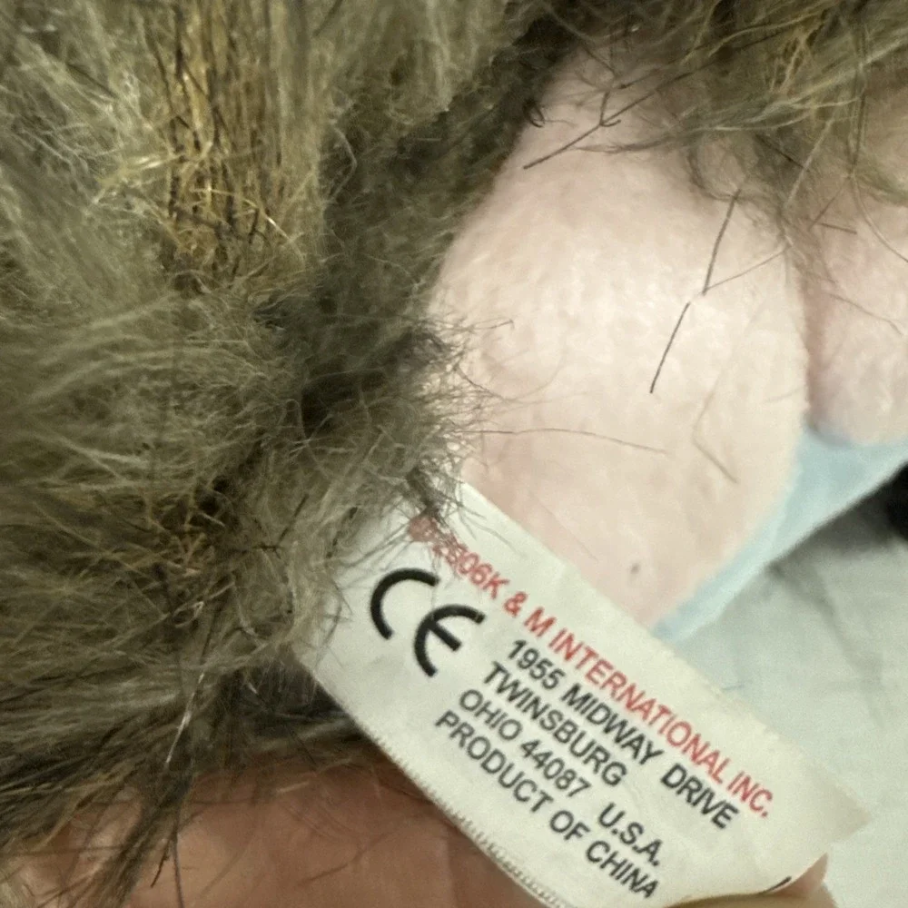 2006 K&M Plush Monkey Mandrill  Sitting 15